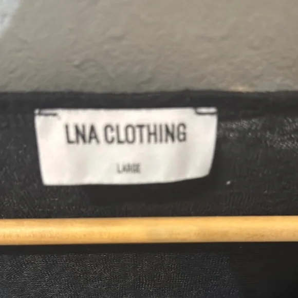LNA Black Women's Top - Picture 2 of 5
